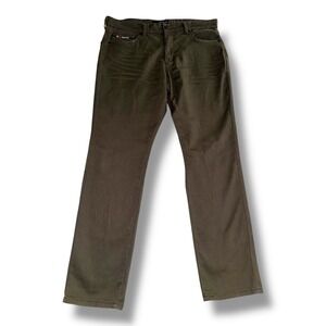 Fried Denim Olive Green Slim Fit Casual Pants 38x32‎